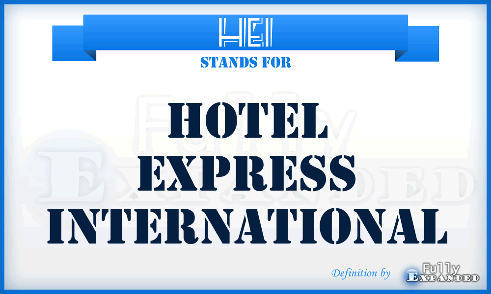 HEI - Hotel Express International