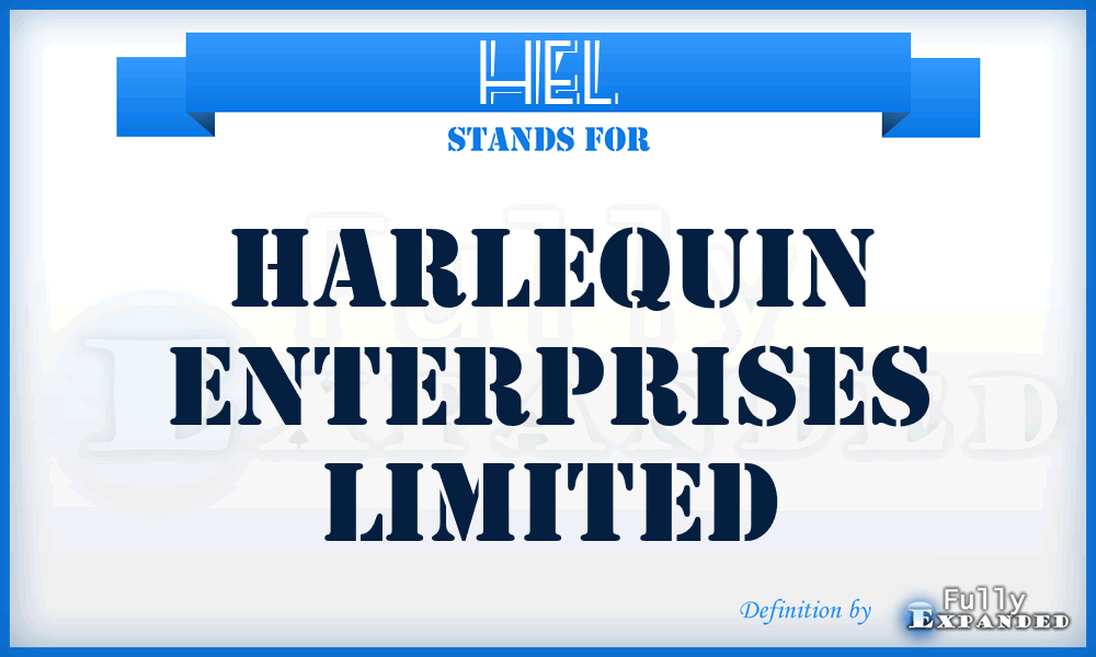 HEL - Harlequin Enterprises Limited