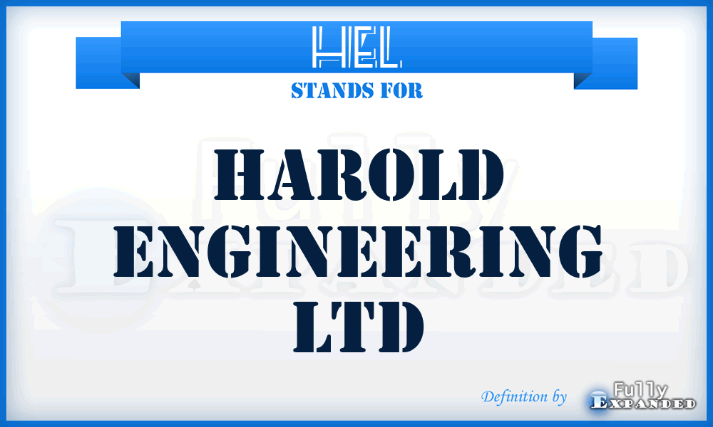 HEL - Harold Engineering Ltd