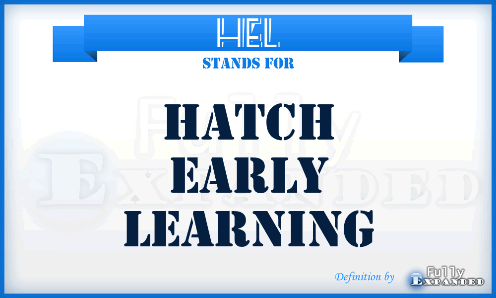 HEL - Hatch Early Learning