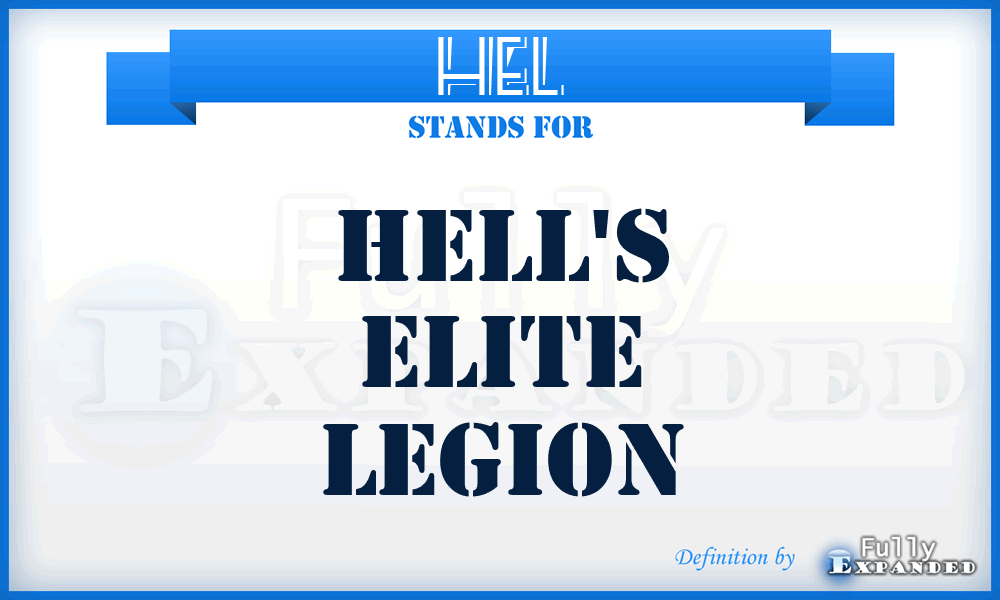 HEL - Hell's Elite Legion