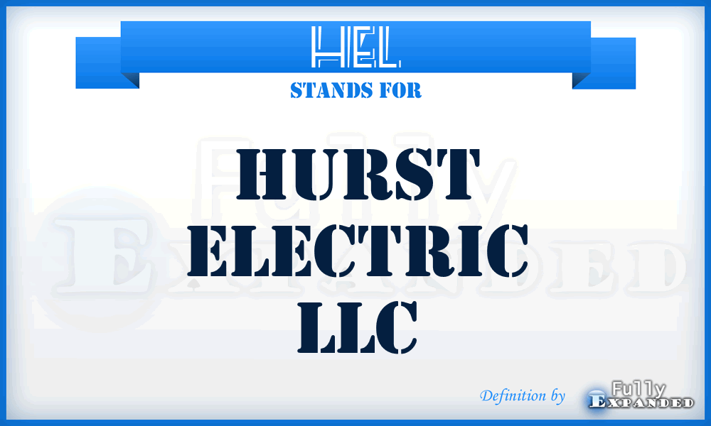 HEL - Hurst Electric LLC