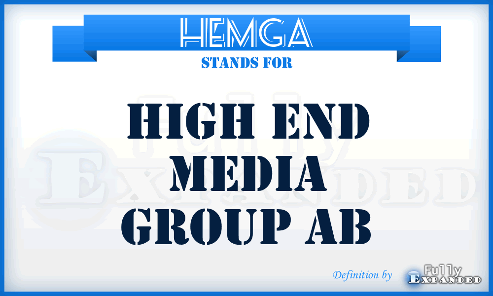 HEMGA - High End Media Group Ab