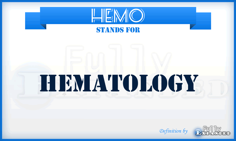 HEMO - Hematology