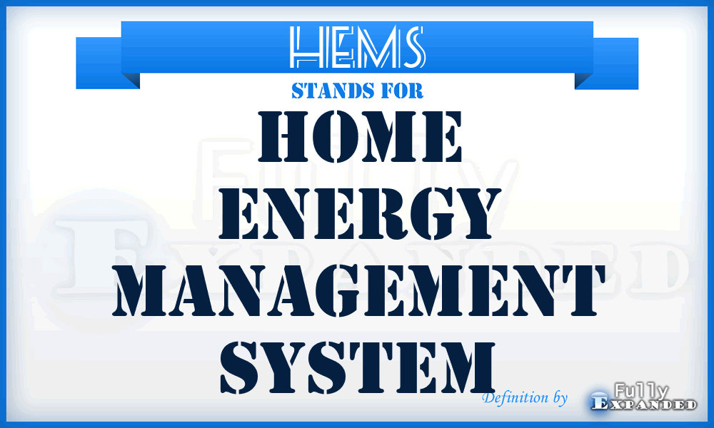 HEMS - Home Energy Management System