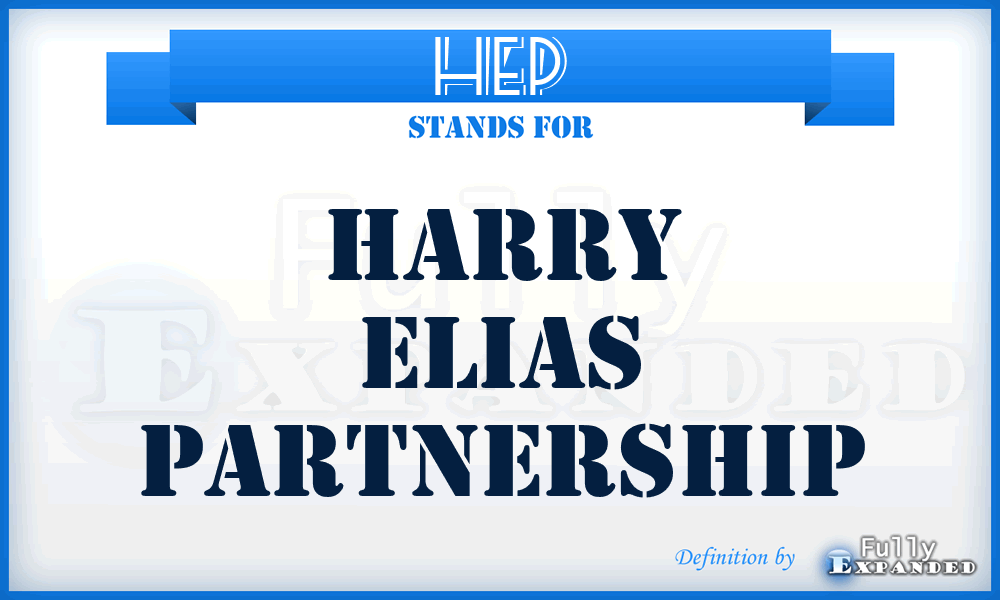 HEP - Harry Elias Partnership