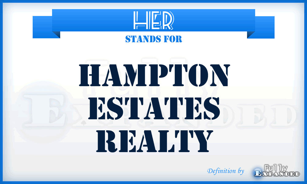 HER - Hampton Estates Realty