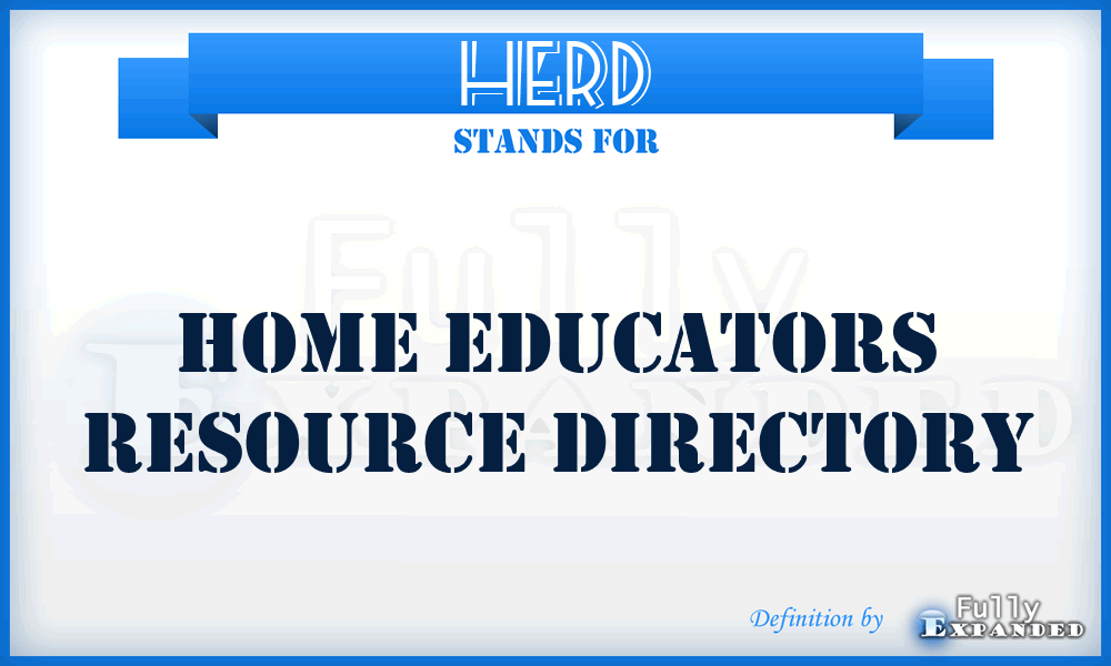 HERD - Home Educators Resource Directory