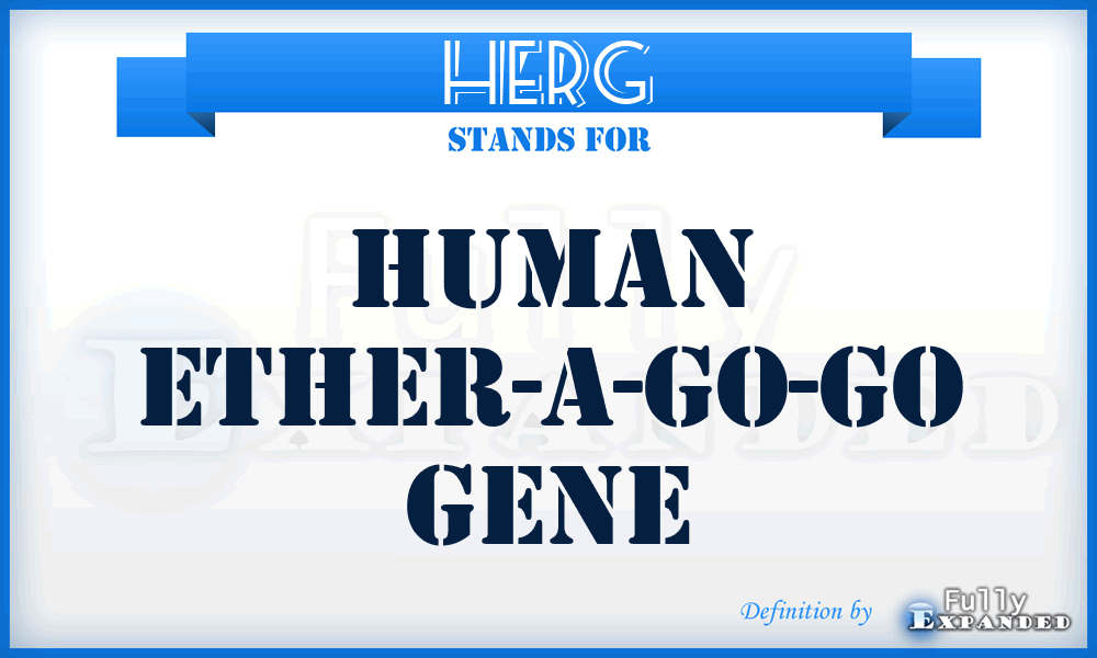 HERG - Human EtheR-a-go-go Gene