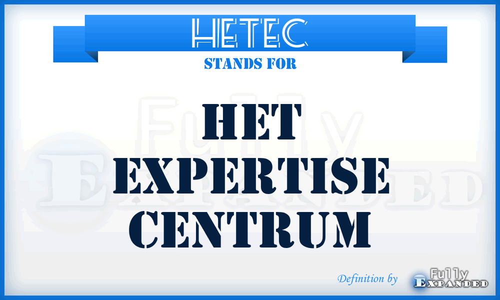 HETEC - HET Expertise Centrum