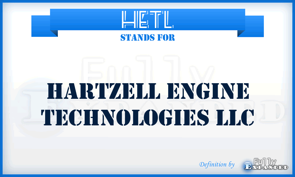 HETL - Hartzell Engine Technologies LLC