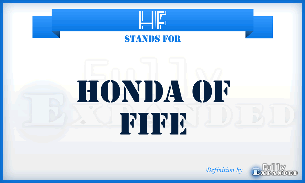 HF - Honda of Fife