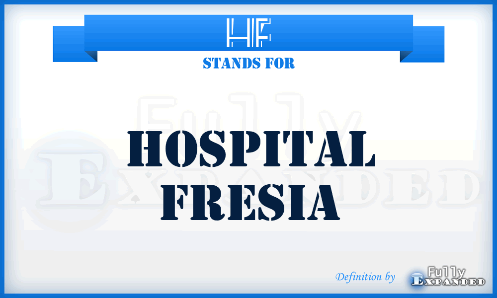 HF - Hospital Fresia