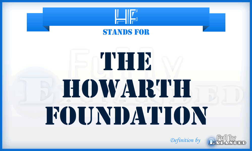 HF - The Howarth Foundation