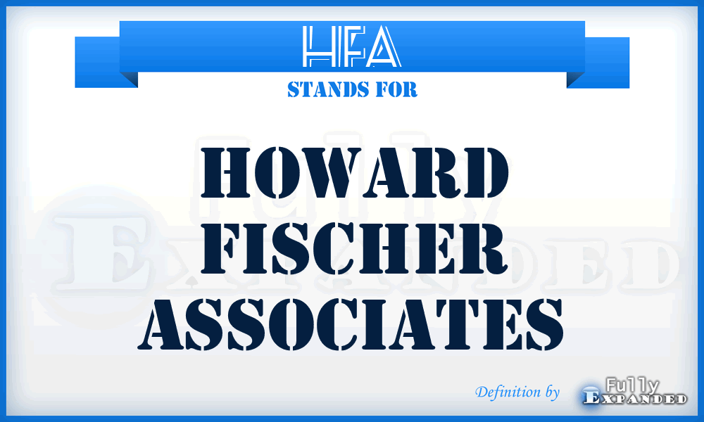 HFA - Howard Fischer Associates
