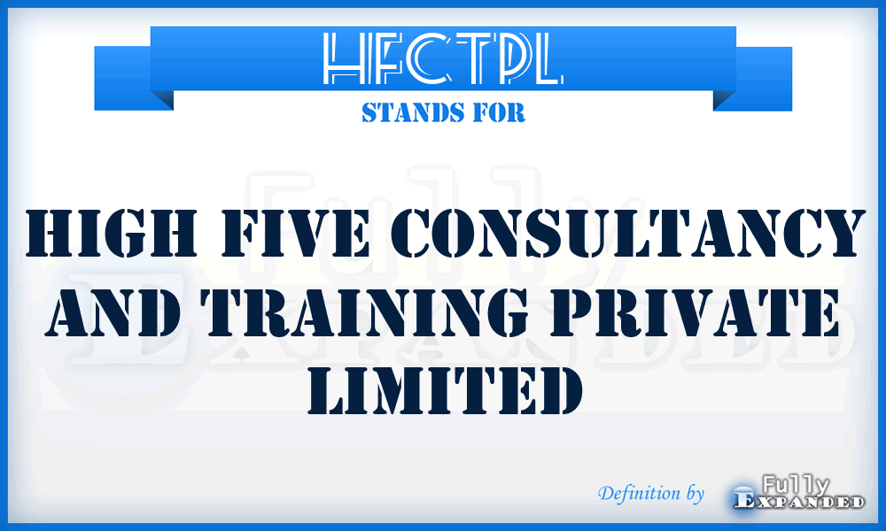 HFCTPL - High Five Consultancy and Training Private Limited