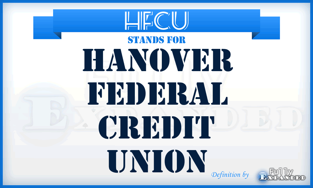 HFCU - Hanover Federal Credit Union