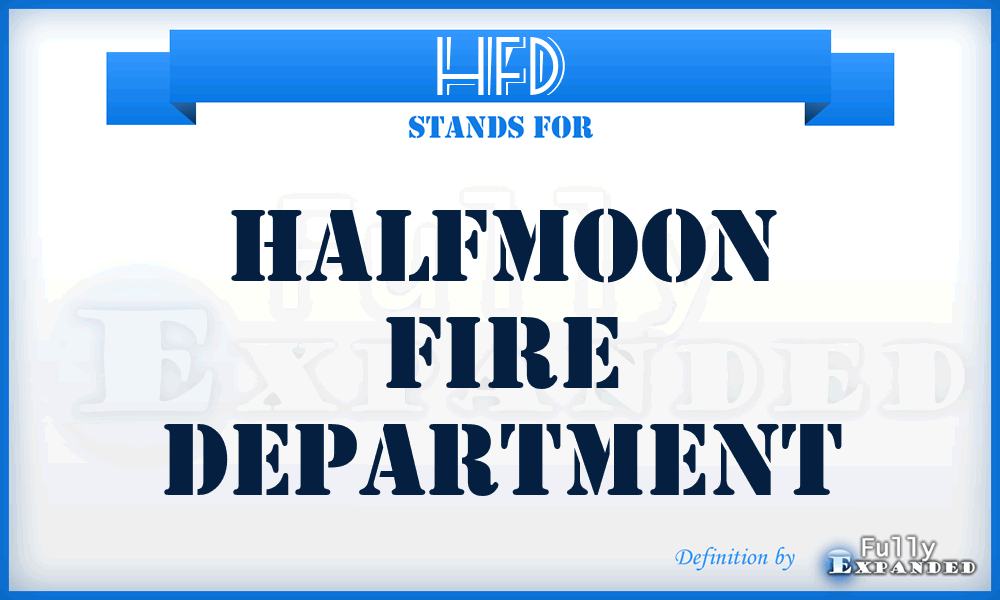 HFD - Halfmoon Fire Department