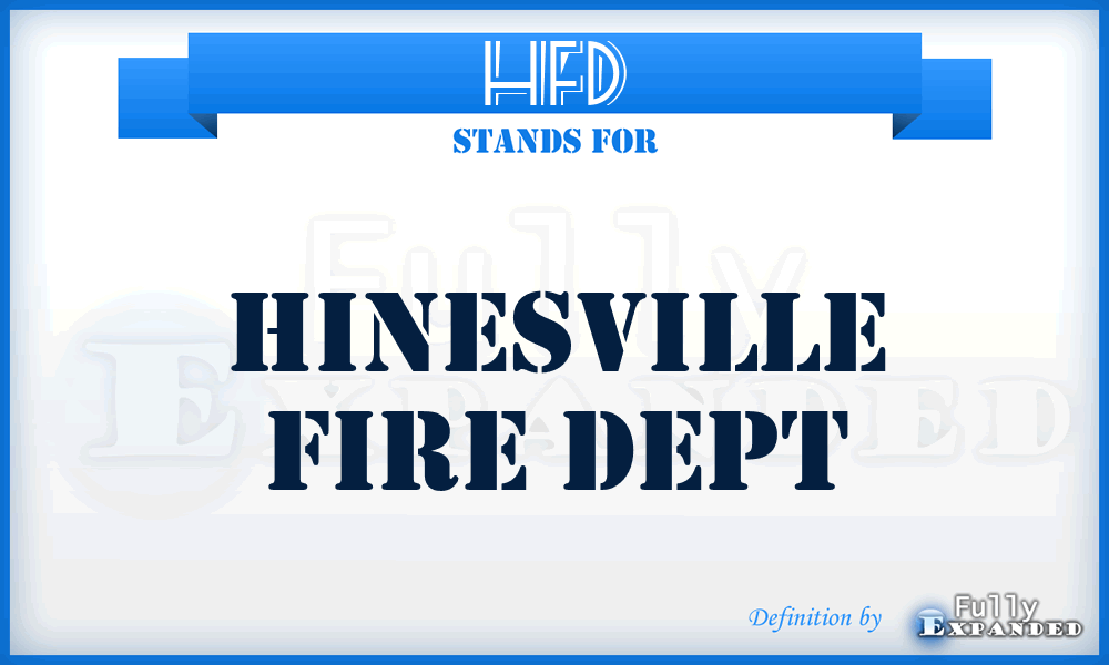 HFD - Hinesville Fire Dept