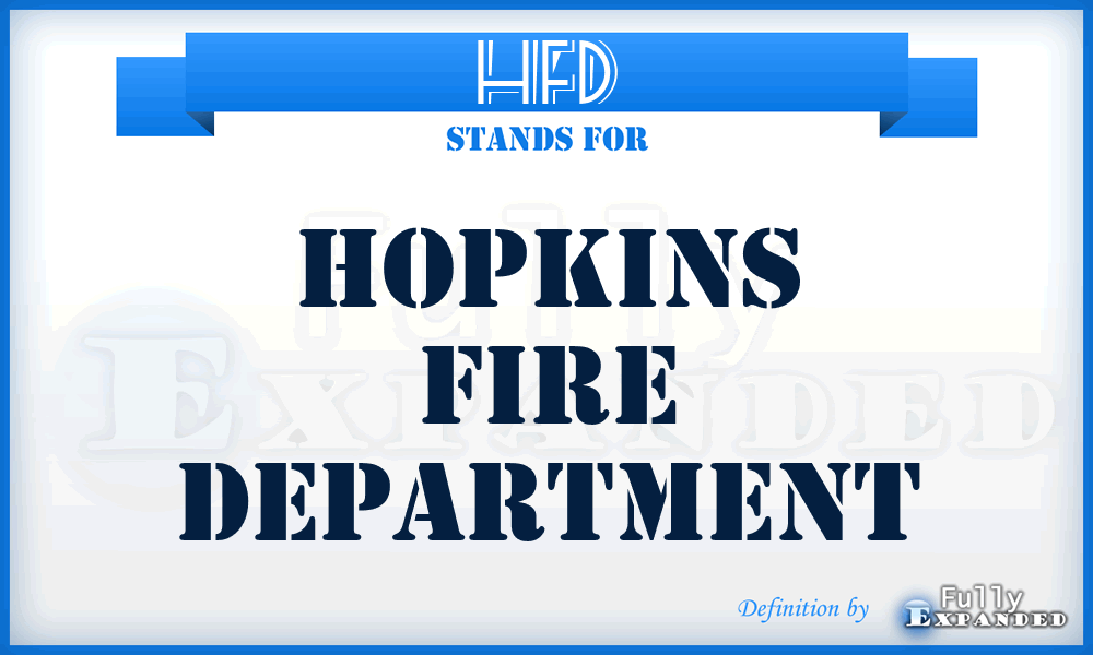 HFD - Hopkins Fire Department