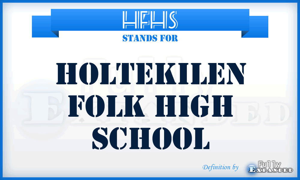 HFHS - Holtekilen Folk High School