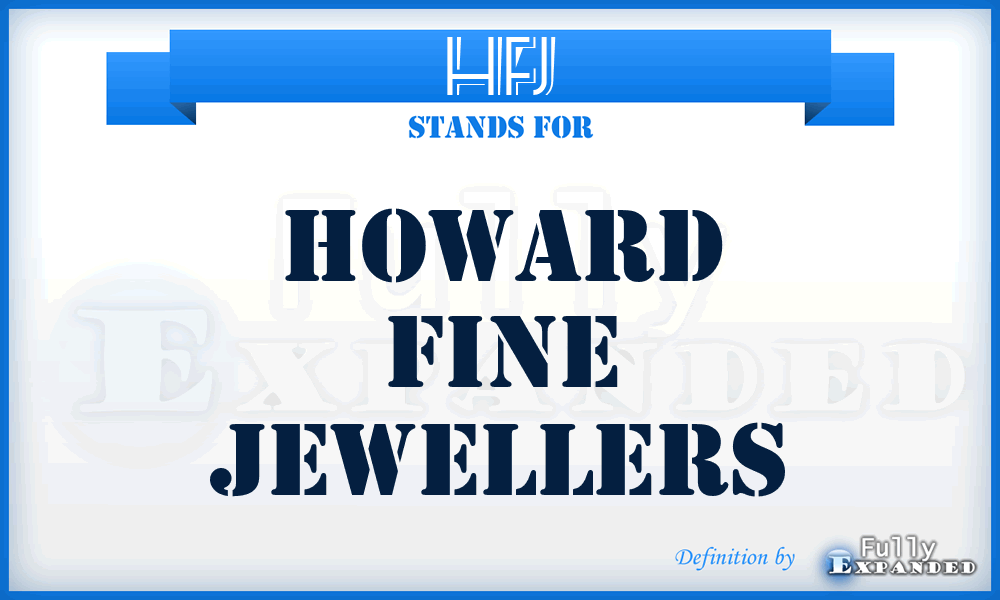 HFJ - Howard Fine Jewellers