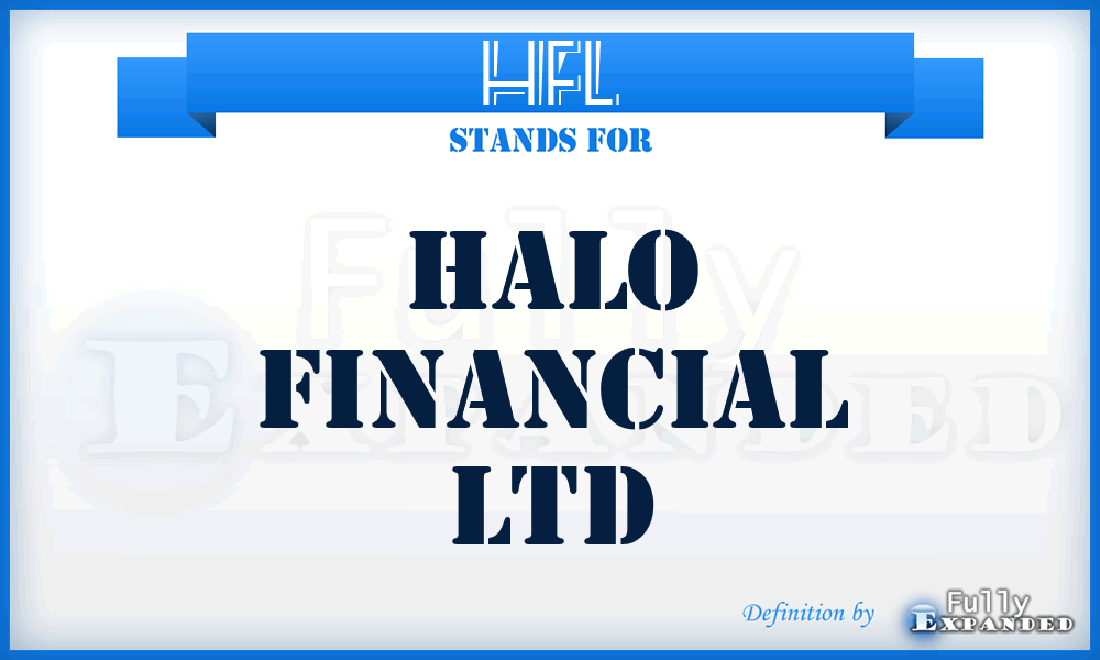 HFL - Halo Financial Ltd