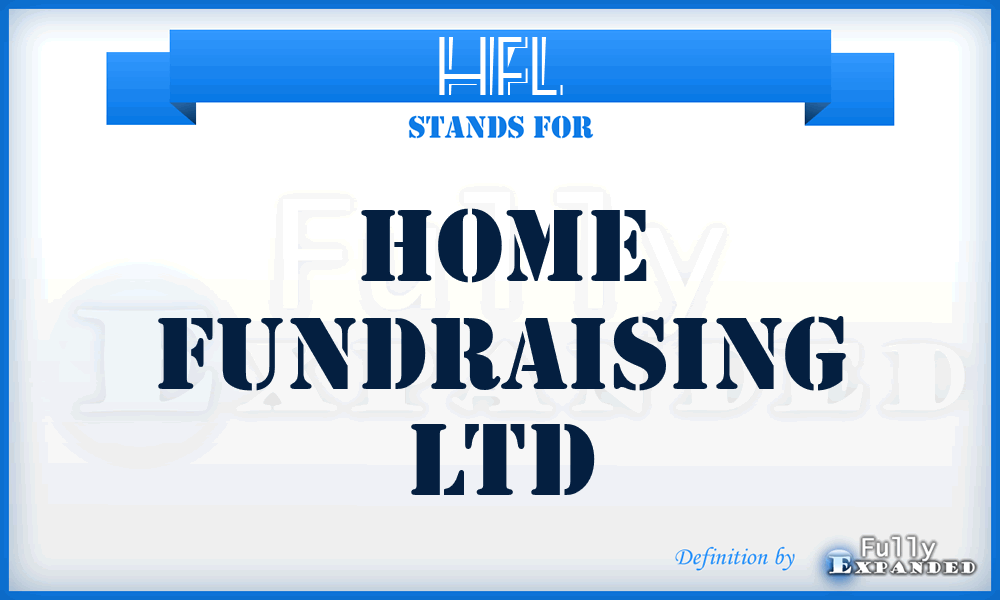 HFL - Home Fundraising Ltd