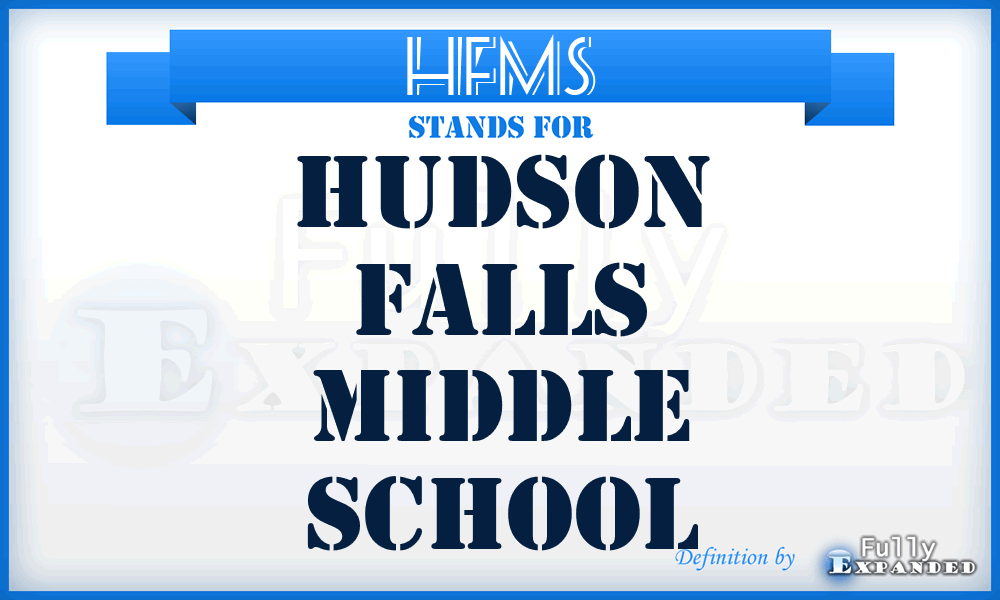 HFMS - Hudson Falls Middle School