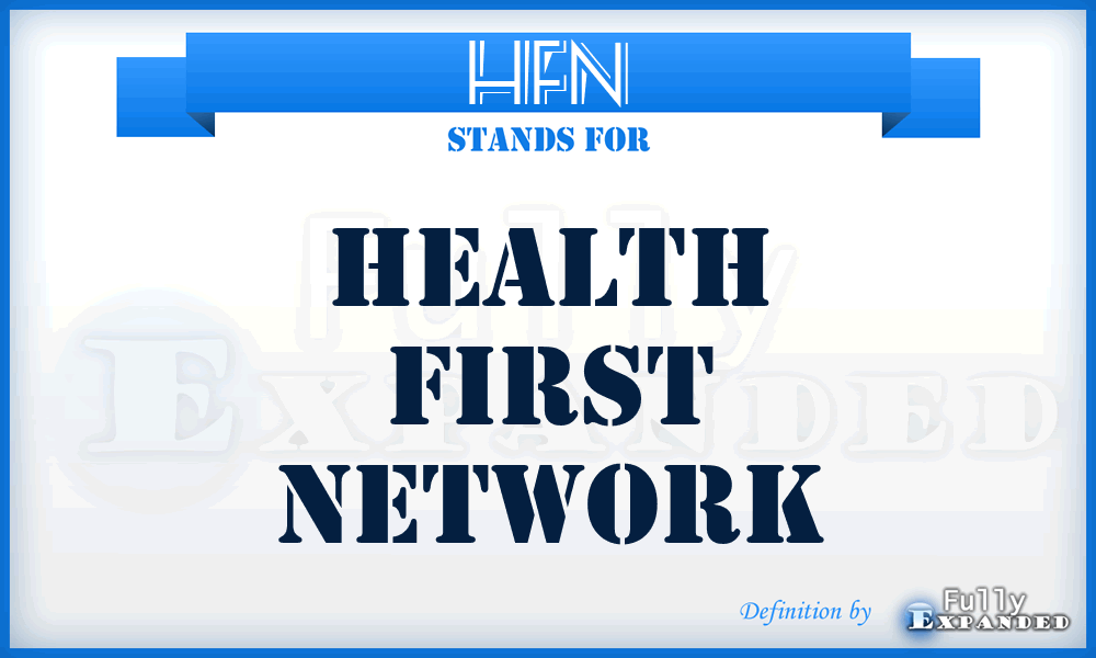 HFN - Health First Network