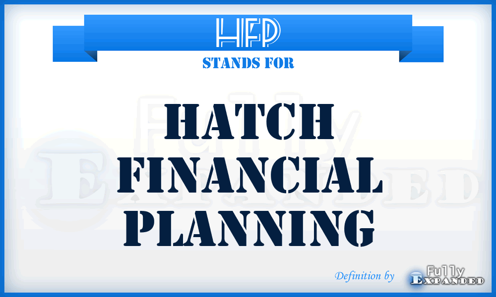 HFP - Hatch Financial Planning