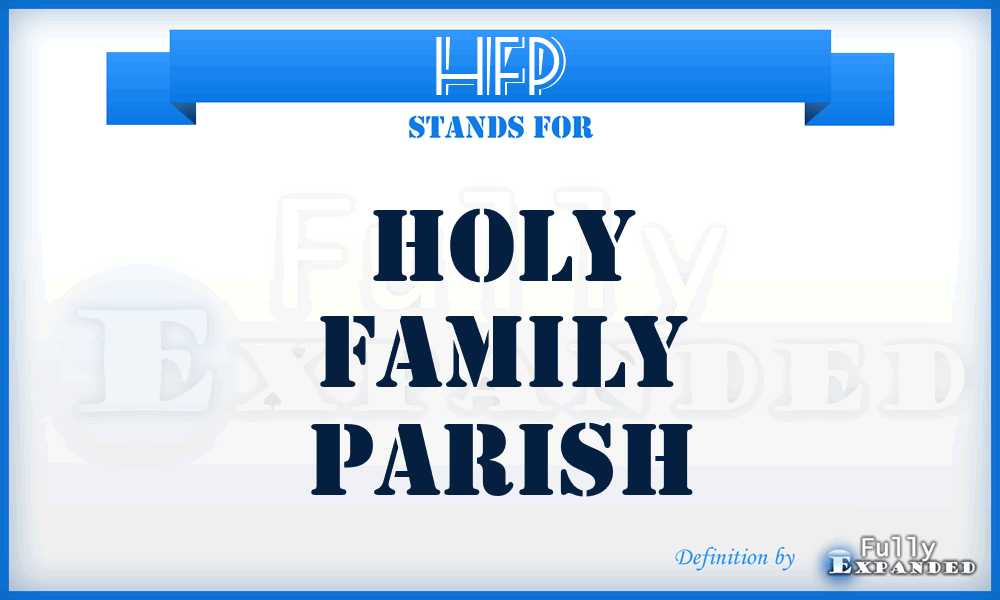 HFP - Holy Family Parish