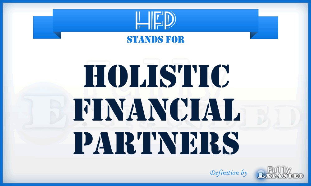 HFP - Holistic Financial Partners