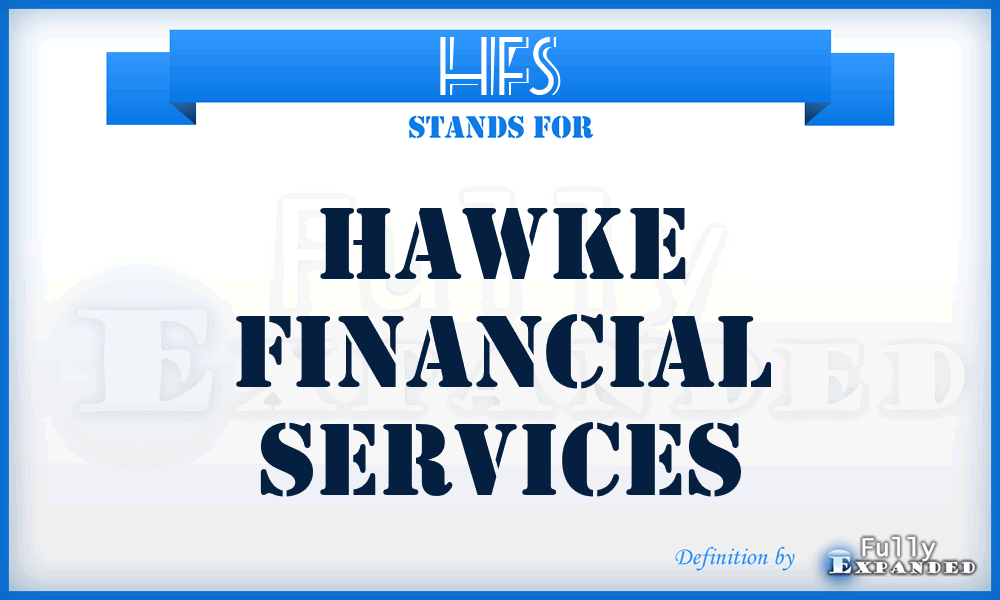 HFS - Hawke Financial Services