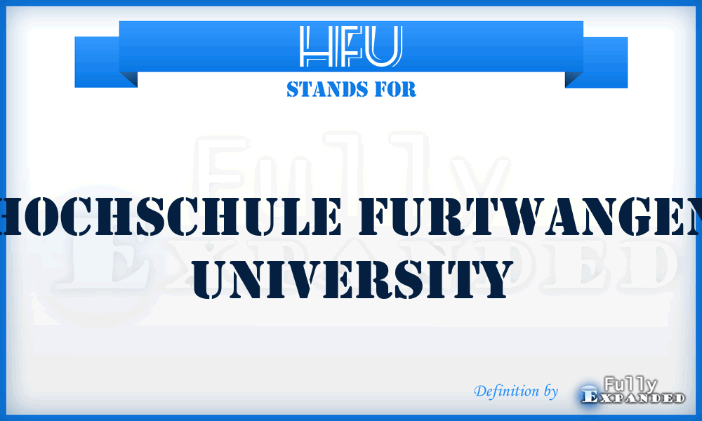 HFU - Hochschule Furtwangen University