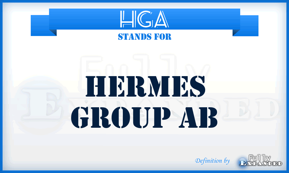 HGA - Hermes Group Ab