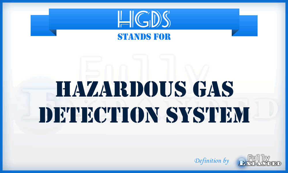 HGDS - Hazardous Gas Detection System