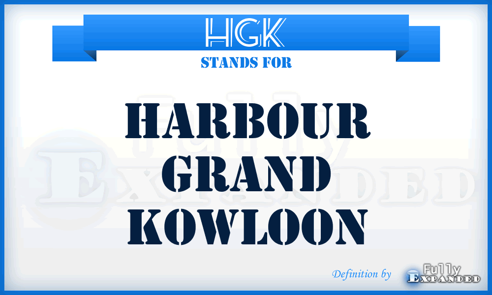 HGK - Harbour Grand Kowloon