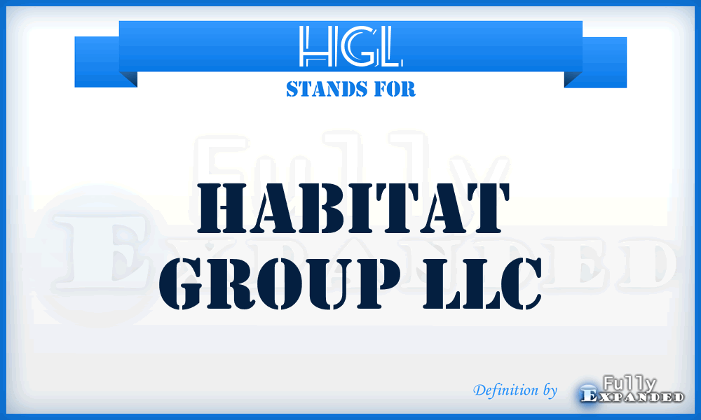 HGL - Habitat Group LLC