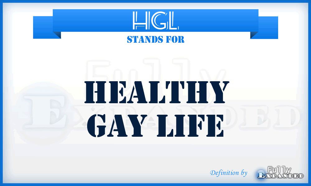HGL - Healthy Gay Life
