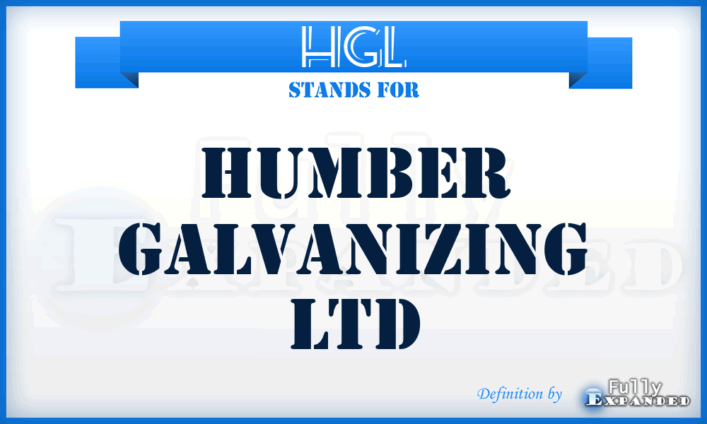 HGL - Humber Galvanizing Ltd