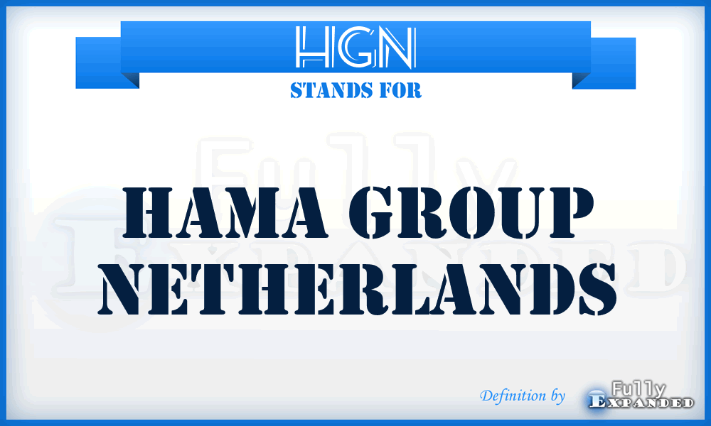 HGN - Hama Group Netherlands