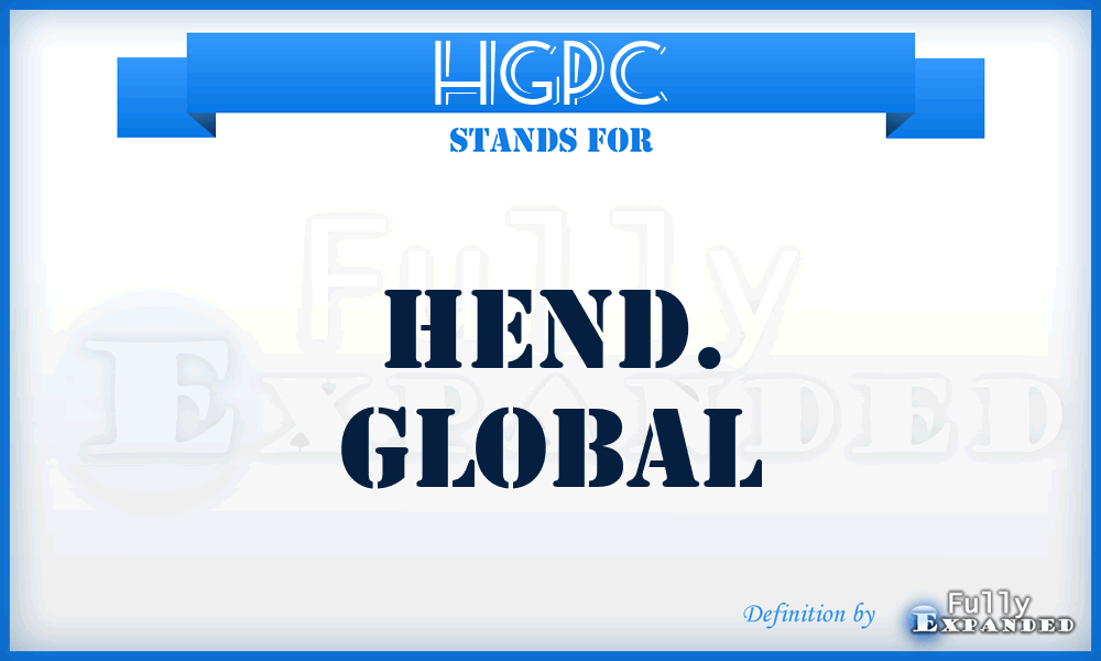 HGPC - Hend. Global