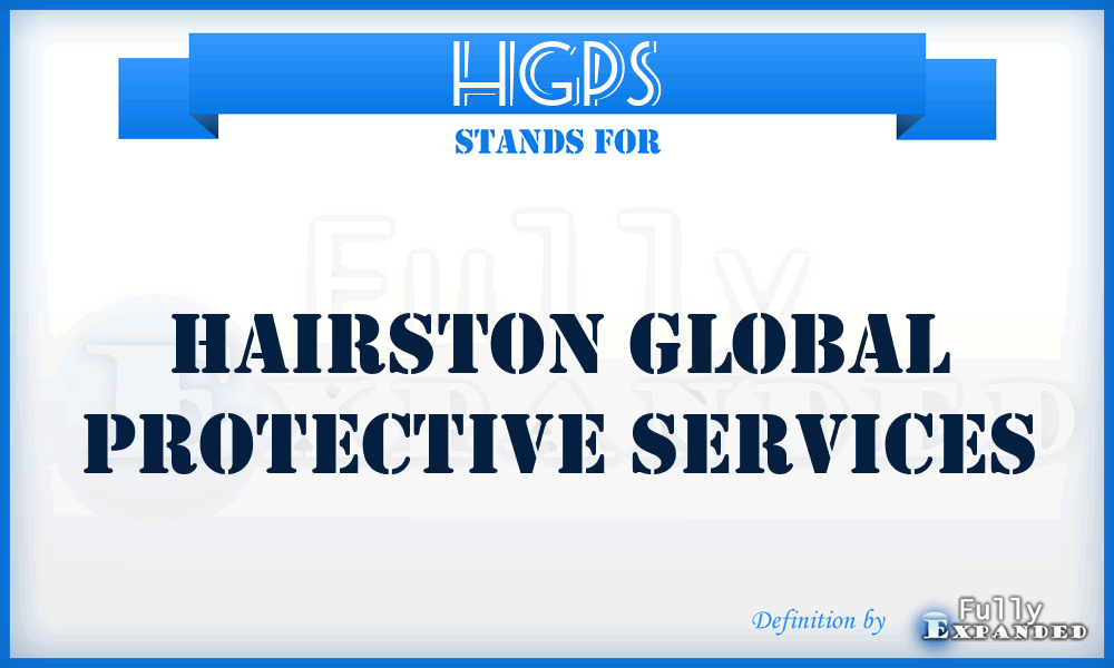 HGPS - Hairston Global Protective Services