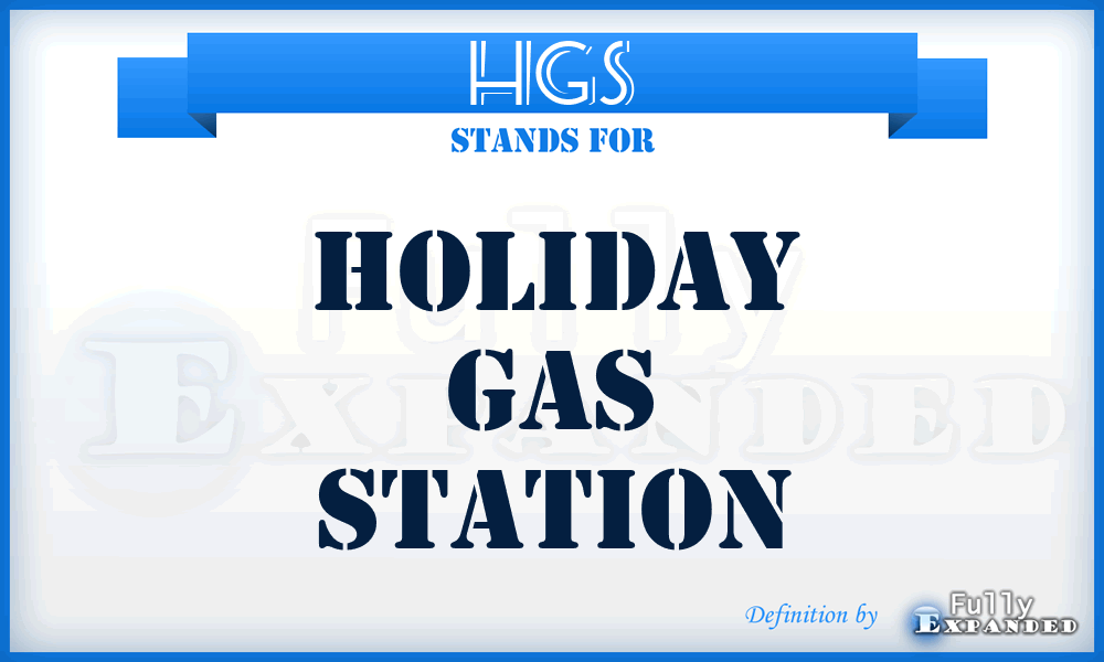 HGS - Holiday Gas Station