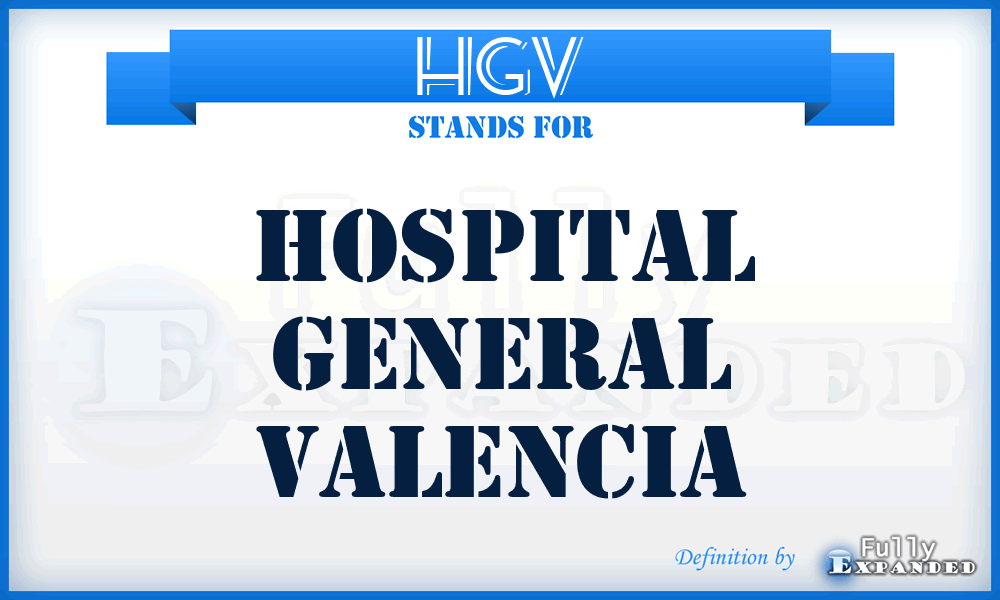 HGV - Hospital General Valencia