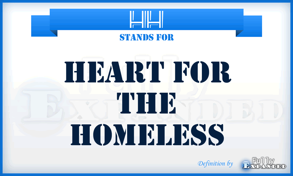 HH - Heart for the Homeless