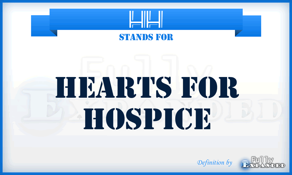 HH - Hearts for Hospice