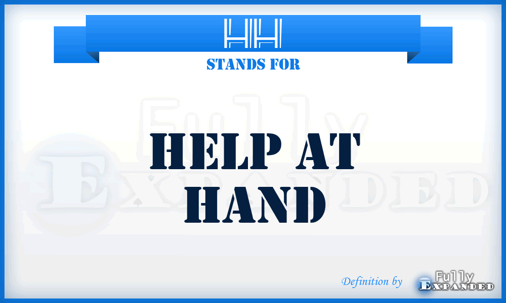 HH - Help at Hand