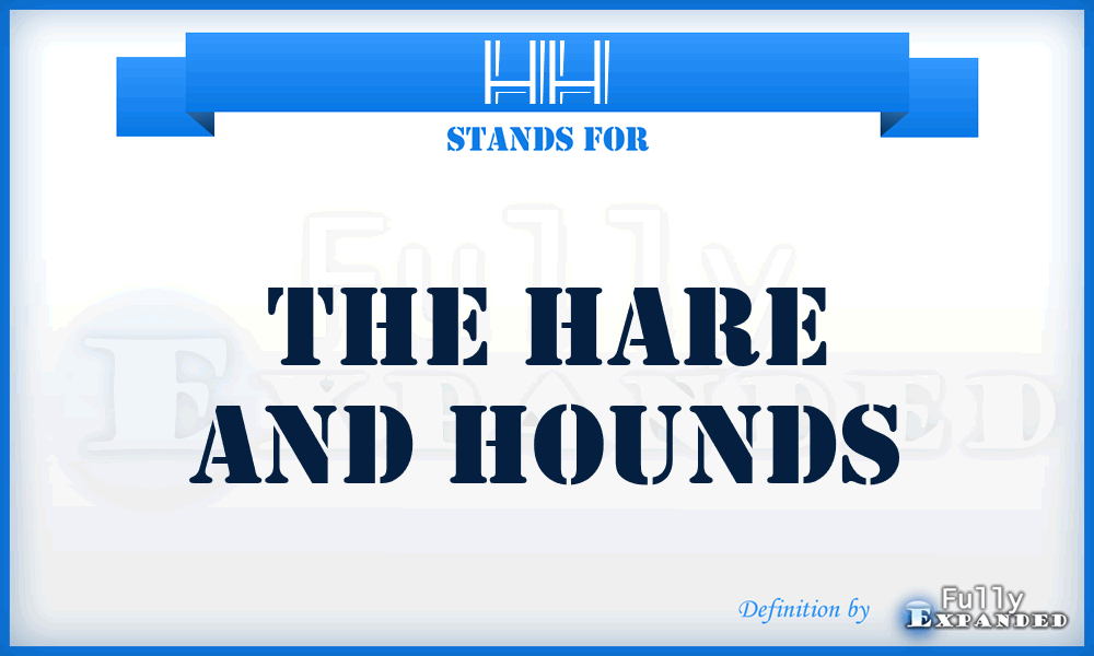 HH - The Hare and Hounds